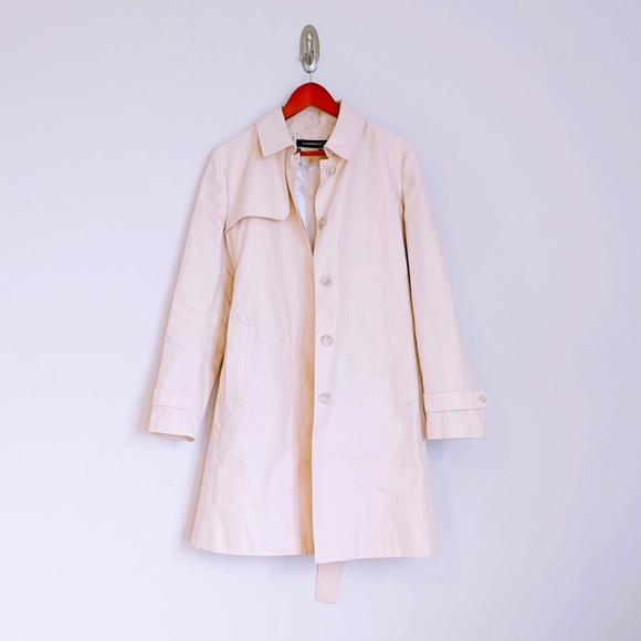 Club Monaco Ivory Spring Trench - Picture 2 of 11